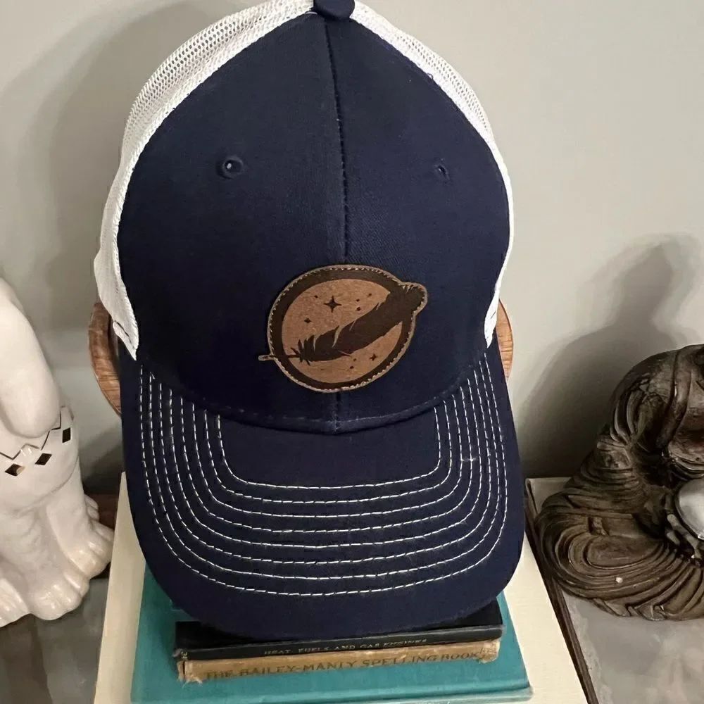 NWOT Blue Origin Feather Trucker SnapBack hat.